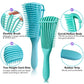 Detangling Exfoliating Hair Brush Massager Hair Comb for Curly Natural Hair, Afro America/African Hair Textured 3a to 4c Kinky Wavy/Curly/Wet/Dry/Oil/Thick/Long Hair for Men Women and Children.