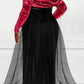 Women's Plus Size Off-The-Shoulder Velvet Maxi Dress