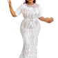 2025 Elegant Sequin Mermaid Gown – Luxury African Dubai Wedding & Evening Dress