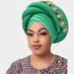 Diamonds Nigeria Raw Silk Autogele Headtie