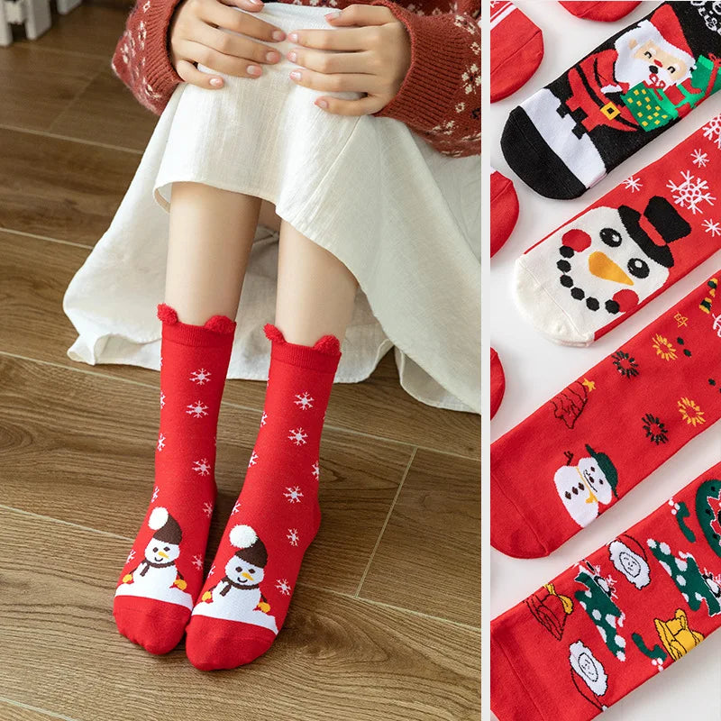 Cartoon Christmas Socks Ornaments – Merry Christmas Home Decorations, Xmas Noel Gifts & New Year Supplies