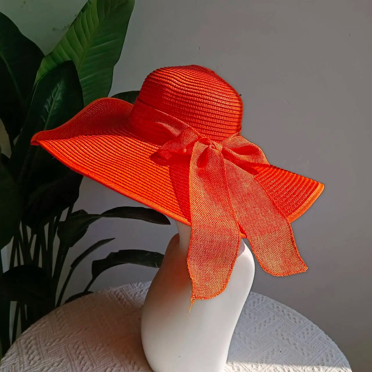 Summer 2025 Large Brim Straw Sun Hat – Foldable Outdoor Travel Beach Hat with UV Protection