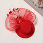 Mini Vintage Top Hat Fascinator – Cute Mesh Headdress for Women & Girls, Stage, Birthday, Tea Party & Photo Shoot