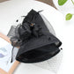 Elegant Women’s Organza Sun Hat – Wide Brim Travel Beach Cap, Party Bucket Hat for Summer