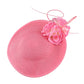 Gorgeous Formal Wedding Fedora Hat – Women’s Big Derby Flower Fascinator, Handmade Fashion Millinery Headpiece for Special Occasions
