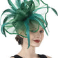 Women’s Big Flower Fascinator Hat – Elegant Kentucky Derby, Royal Ascot, Church & Bridal Tea Party Headband