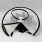 Women’s Chic Sinamay Fascinator Hat – Elegant Feather Cocktail Wedding Party Headpiece with Birdcage Veil & Detachable Clip