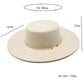 2025 Fashion Fedora Hats – Unisex Flat Top Dress Cap with Ribbon Band, Elegant Bowler Panama Jazz Hat for Men & Women