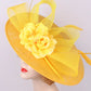 Women’s Large Flower Fascinator Hat – Elegant Church & Kentucky Derby Millinery for Weddings and Formal Events