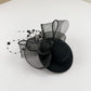1920s Vintage Yarn Top Hat Hairpin – Elegant Bride Hair Clip & Y2K Cosplay Headpiece for Halloween, Weddings & Parties