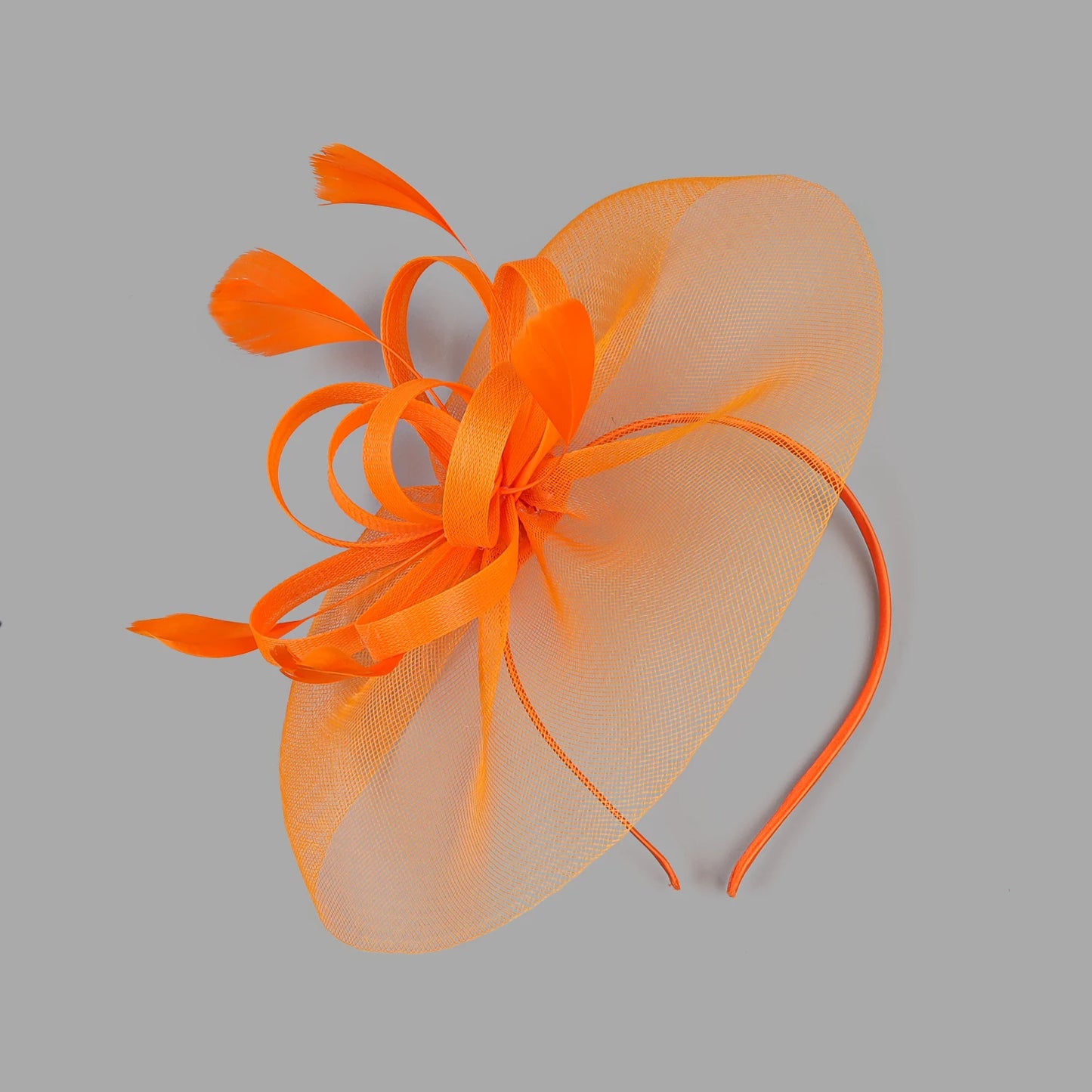 Elegant Flower Bow Fascinator Headband – Women’s Bridal, Prom, Wedding & Photo Shoot Hair Accessories
