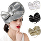 Women’s Wide Brim Fascinator Hat – Elegant Millinery Fedora for Weddings, Parties, Kentucky Derby & Church Events