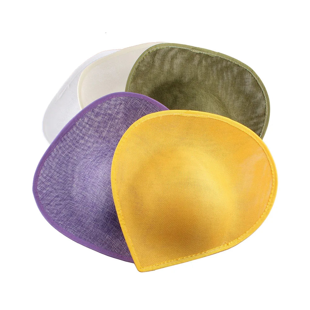 30CM Dark Green Imitation Sinamay Fascinator Base – DIY Wedding Hat, Church, Derby & Cocktail Headwear