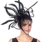 Women’s Big Flower Fascinator Hat – Elegant Kentucky Derby, Royal Ascot, Church & Bridal Tea Party Headband