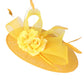 Women’s Large Flower Fascinator Hat – Elegant Church & Kentucky Derby Millinery for Weddings and Formal Events