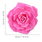 Large Flower Fascinators Womens Derby Hat Wedding Prom Rose Fascinator Hat Tea Party Headpiece with Headband Clip