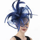 Women’s Big Flower Fascinator Hat – Elegant Kentucky Derby, Royal Ascot, Church & Bridal Tea Party Headband