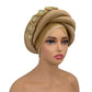 Diamonds Nigeria Raw Silk Autogele Headtie