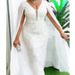 Plus Size African Party Dresses for Women Dashiki Ankara Sequin Wedding Evening Gown Sexy Bodycon Maxi Long Dress Africa Clothes