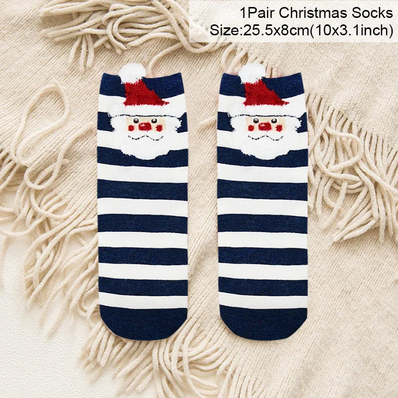 Cartoon Christmas Socks Ornaments – Merry Christmas Home Decorations, Xmas Noel Gifts & New Year Supplies
