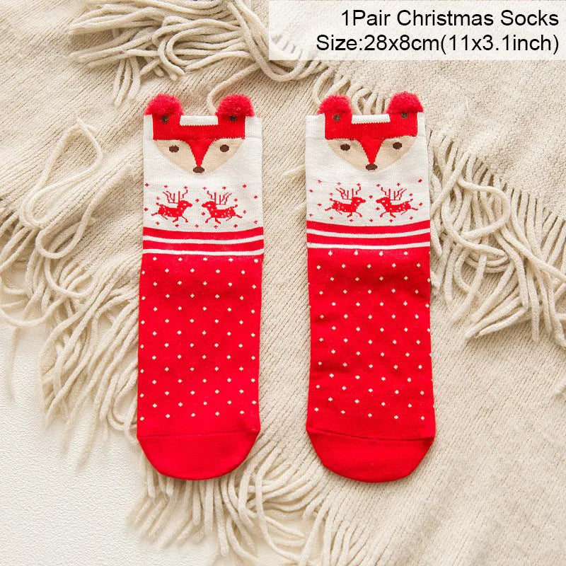 Cartoon Christmas Socks Ornaments – Merry Christmas Home Decorations, Xmas Noel Gifts & New Year Supplies