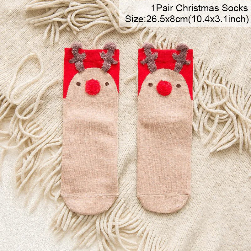 Cartoon Christmas Socks Ornaments – Merry Christmas Home Decorations, Xmas Noel Gifts & New Year Supplies