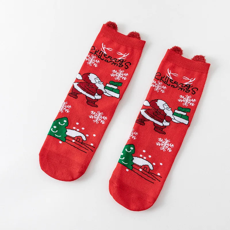Cartoon Christmas Socks Ornaments – Merry Christmas Home Decorations, Xmas Noel Gifts & New Year Supplies
