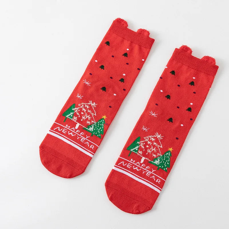 Cartoon Christmas Socks Ornaments – Merry Christmas Home Decorations, Xmas Noel Gifts & New Year Supplies