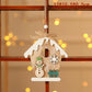 2025 Wooden Christmas Door Hanging Ornaments – Festive Wall & Door Decor for Home, Merry Christmas & Happy New Year