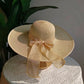 Summer 2025 Large Brim Straw Sun Hat – Foldable Outdoor Travel Beach Hat with UV Protection