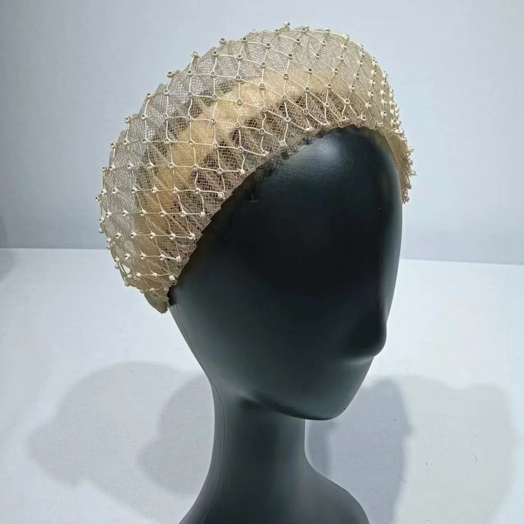 Handmade Feather Fascinator Hat – Women’s Wedding, Church, Tea Party, & Kentucky Derby Millinery Headpiece for Formal Events