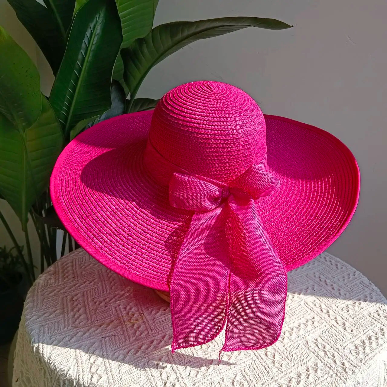 Summer 2025 Large Brim Straw Sun Hat – Foldable Outdoor Travel Beach Hat with UV Protection