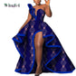 Dashiki African Mermaid Dress, Ankara Gown, African maxi mermaid, African prom dress, African prom 2024