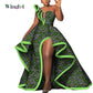 Dashiki African Mermaid Dress, Ankara Gown, African maxi mermaid, African prom dress, African prom 2024