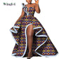 Dashiki African Mermaid Dress, Ankara Gown, African maxi mermaid, African prom dress, African prom 2024