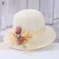 2025 Summer Women’s Sun Protection Straw Hat – Wide Brim Panama Beach Cap with Bowknot Ribbon for Ladies & Girls Outdoor