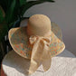Summer 2025 Large Brim Straw Sun Hat – Foldable Outdoor Travel Beach Hat with UV Protection
