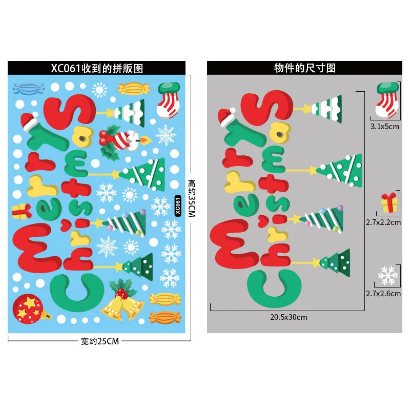 2025 Wooden Christmas Door Hanging Ornaments – Festive Wall & Door Decor for Home, Merry Christmas & Happy New Year