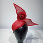 Handmade Feather Fascinator Hat – Women’s Wedding, Church, Tea Party, & Kentucky Derby Millinery Headpiece for Formal Events