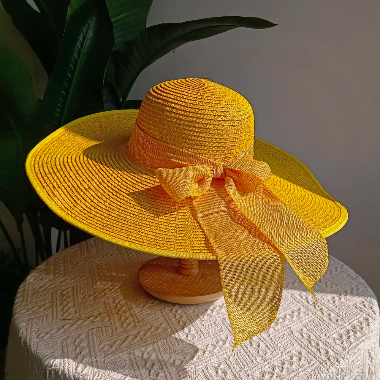 Summer 2025 Large Brim Straw Sun Hat – Foldable Outdoor Travel Beach Hat with UV Protection