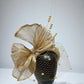 Handmade Feather Fascinator Hat – Women’s Wedding, Church, Tea Party, & Kentucky Derby Millinery Headpiece for Formal Events
