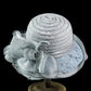 Elegant Ladies Fascinator Church Hat – Wide Brim Derby Fedora with Bow, Summer Foldable Sun Cap