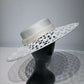 Handmade Feather Fascinator Hat – Women’s Wedding, Church, Tea Party, & Kentucky Derby Millinery Headpiece for Formal Events