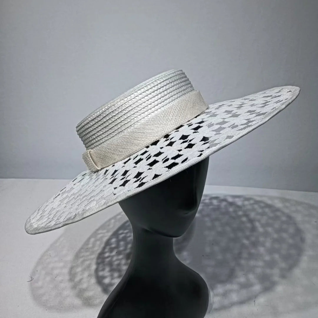 Handmade Feather Fascinator Hat – Women’s Wedding, Church, Tea Party, & Kentucky Derby Millinery Headpiece for Formal Events