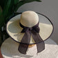 Summer 2025 Large Brim Straw Sun Hat – Foldable Outdoor Travel Beach Hat with UV Protection