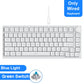 Ajazz AK820/AK820Pro Gaming Mechanical Keyboard Bluetooth 5.1/Wireless/C-Wired Customized Keyboard with Knob Hot Swapping Gasket