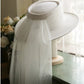 High-End Elegant Retro French Wool Top Hat – White Headdress for Weddings, Travel Photography & Special Occasions