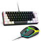 2025 new Mini 60% Compact Wired Keyboard 61 Keys RGB Backlight Membrane Keyboard For Windows PC Office laptop Computer
