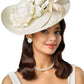 Elegant Butterfly & Floral Fascinator Hat – Women’s Tea Party, Kentucky Derby, Church Pillbox Headpiece with Headband