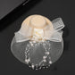 Mini Vintage Top Hat Fascinator – Cute Mesh Headdress for Women & Girls, Stage, Birthday, Tea Party & Photo Shoot